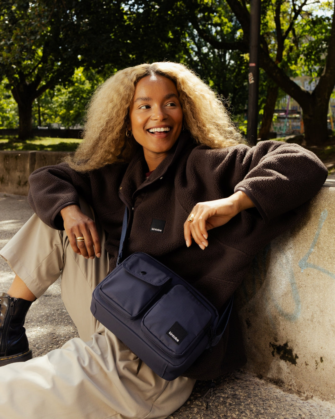 Kintobe MILES Crossbody taske - Skyline Blue