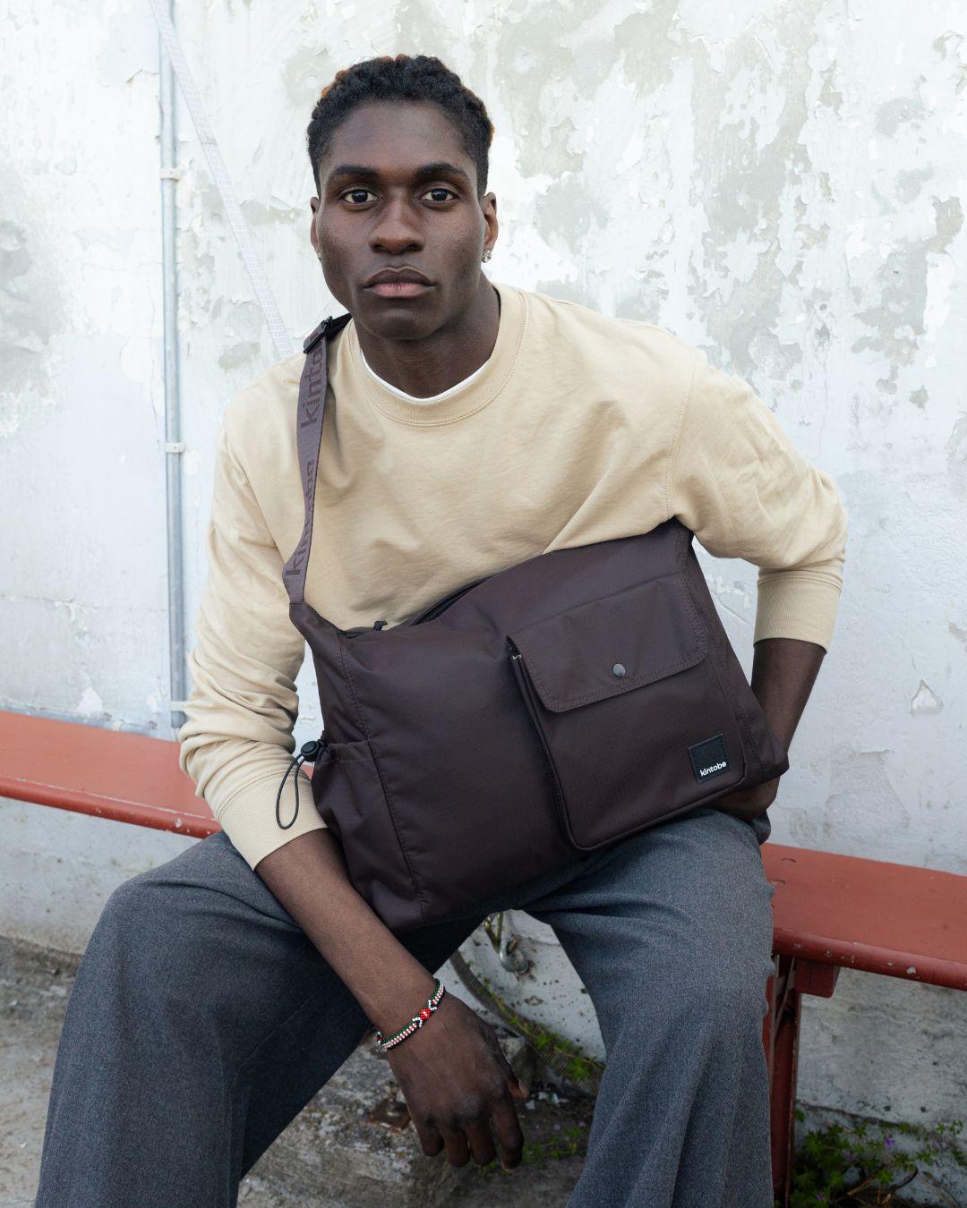 Kintobe MILO Messenger Taske - Downtown Mocha
