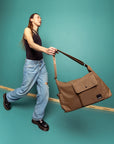 Kintobe MILO Messenger Taske - Earth Brown