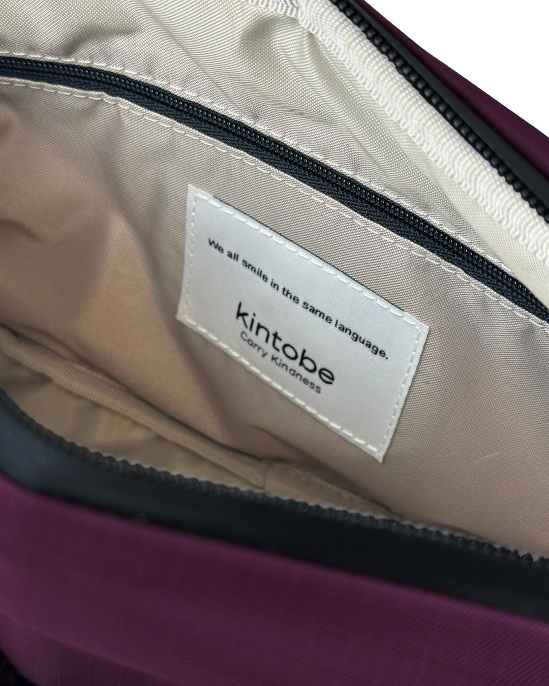 Kintobe MILES Crossbody taske -  Deep Aubergine