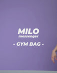 Kintobe MILO Messenger Taske - Deep Aubergine